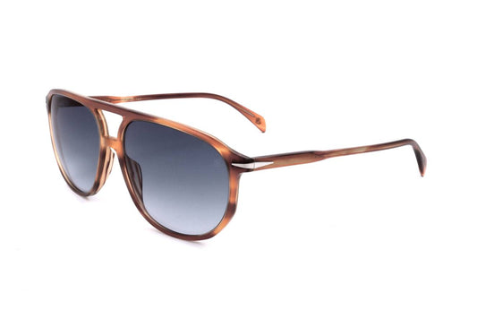 David Beckham Brown Horn Sunglasses Model DB 1159/S EX4