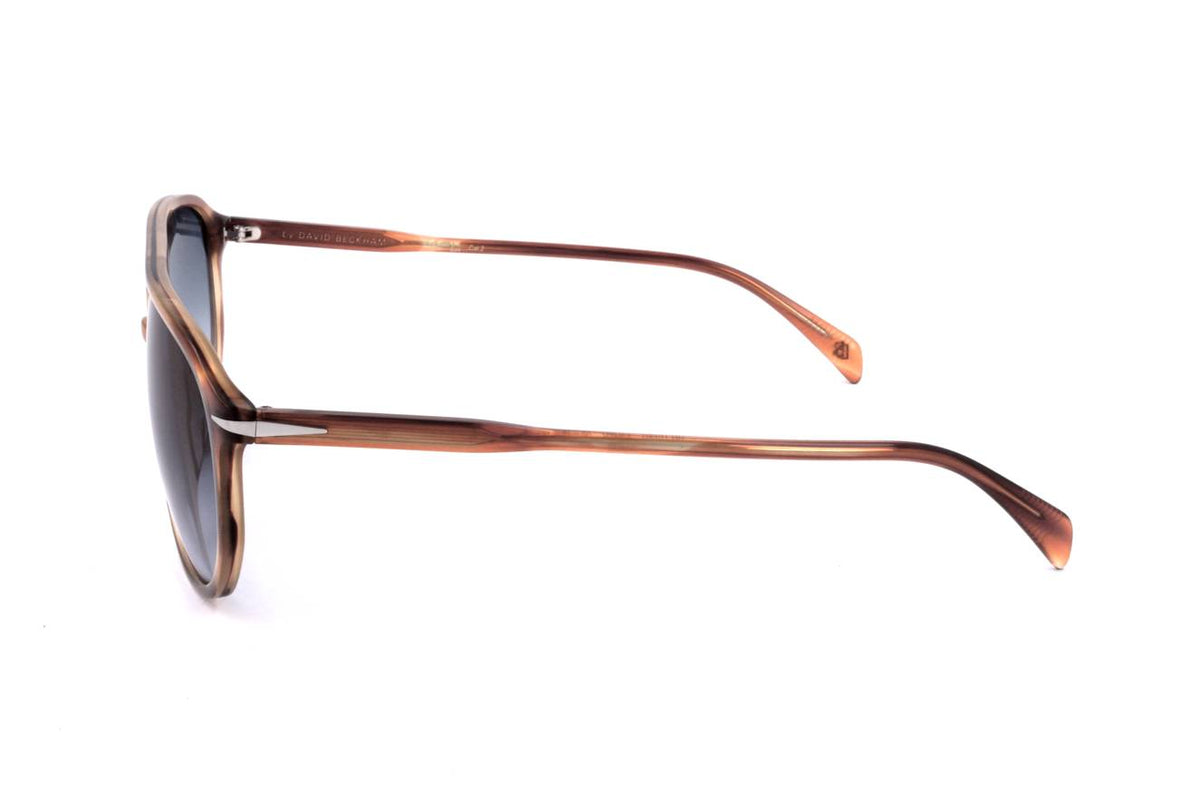 David Beckham Brown Horn Sunglasses Model DB 1159/S EX4