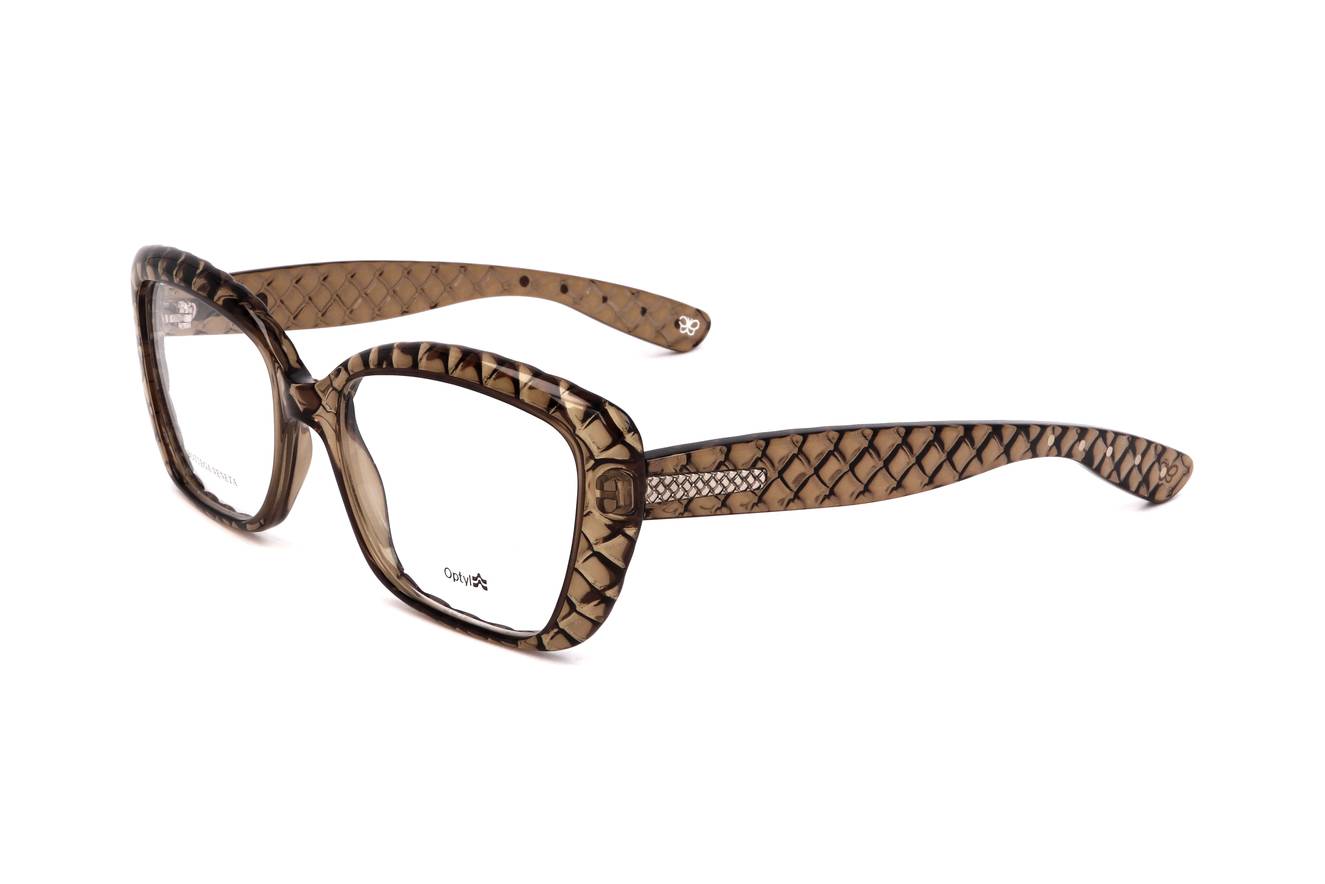 Bottega Veneta Frame Transparent Brown Crystal Brown B.V. 6015/J