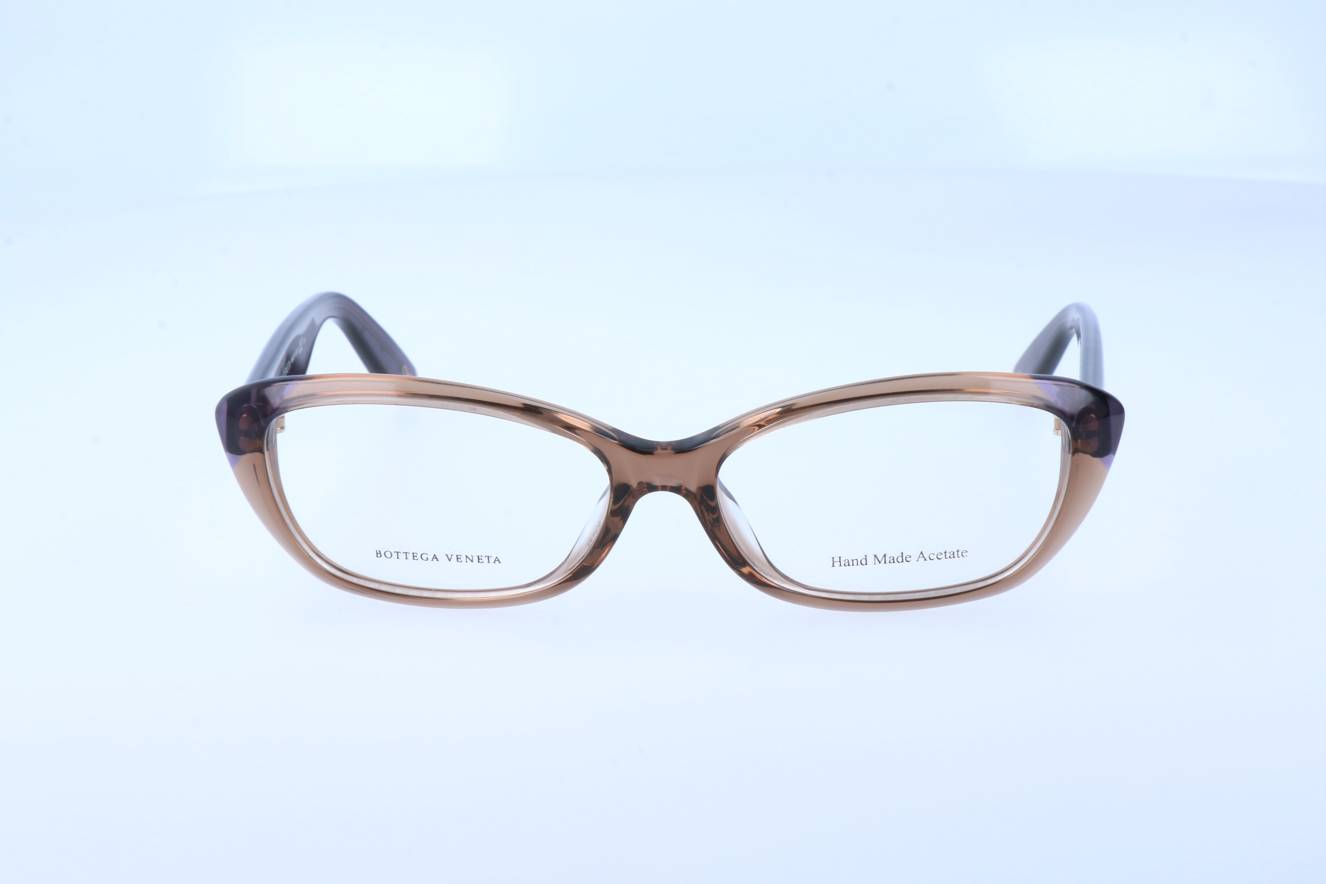 Bottega Veneta Frame Transparent Brown Dark Violet B.V. 6031/F
