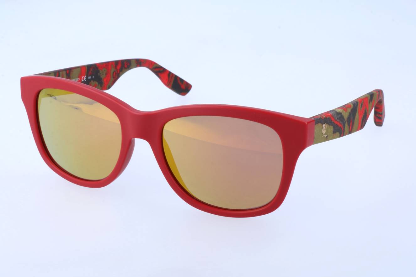Alexander McQueen Sun Red Marble Red MCQ 0002/S