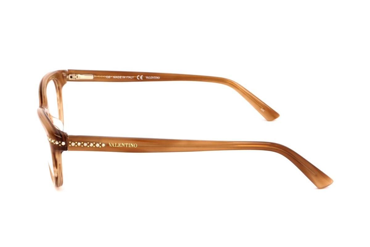 Valentino Striped Honey Eyeglasses Model V2646R 772