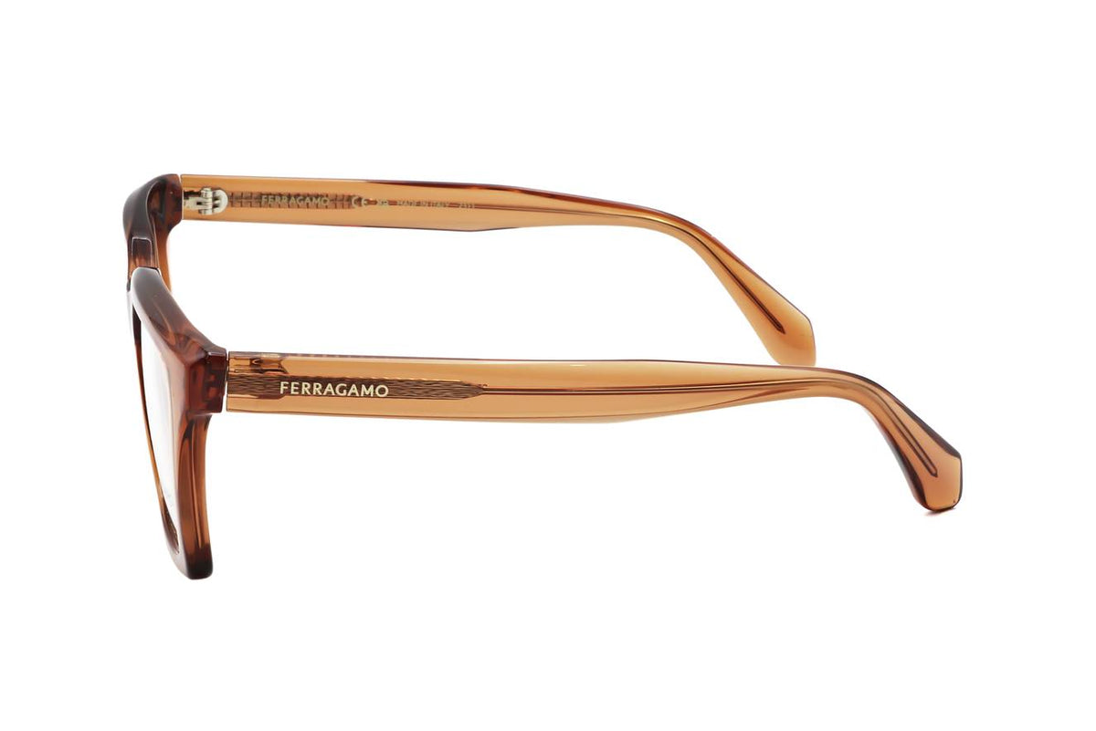 Ferragamo Transparent Caramel Eyeglasses – Model SF2985 261