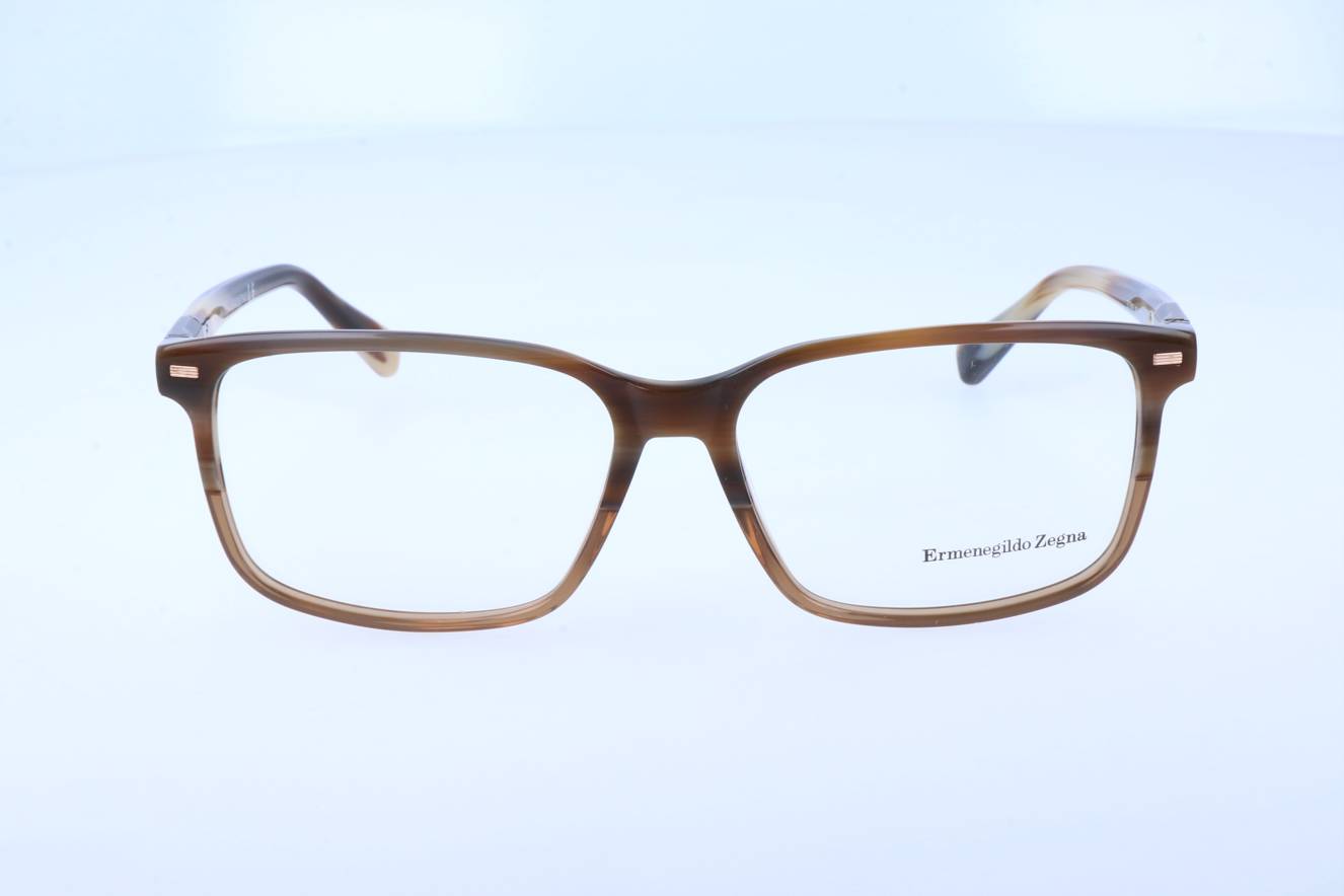 Ermenegildo Zegna Frame Brown Horn EZ5045