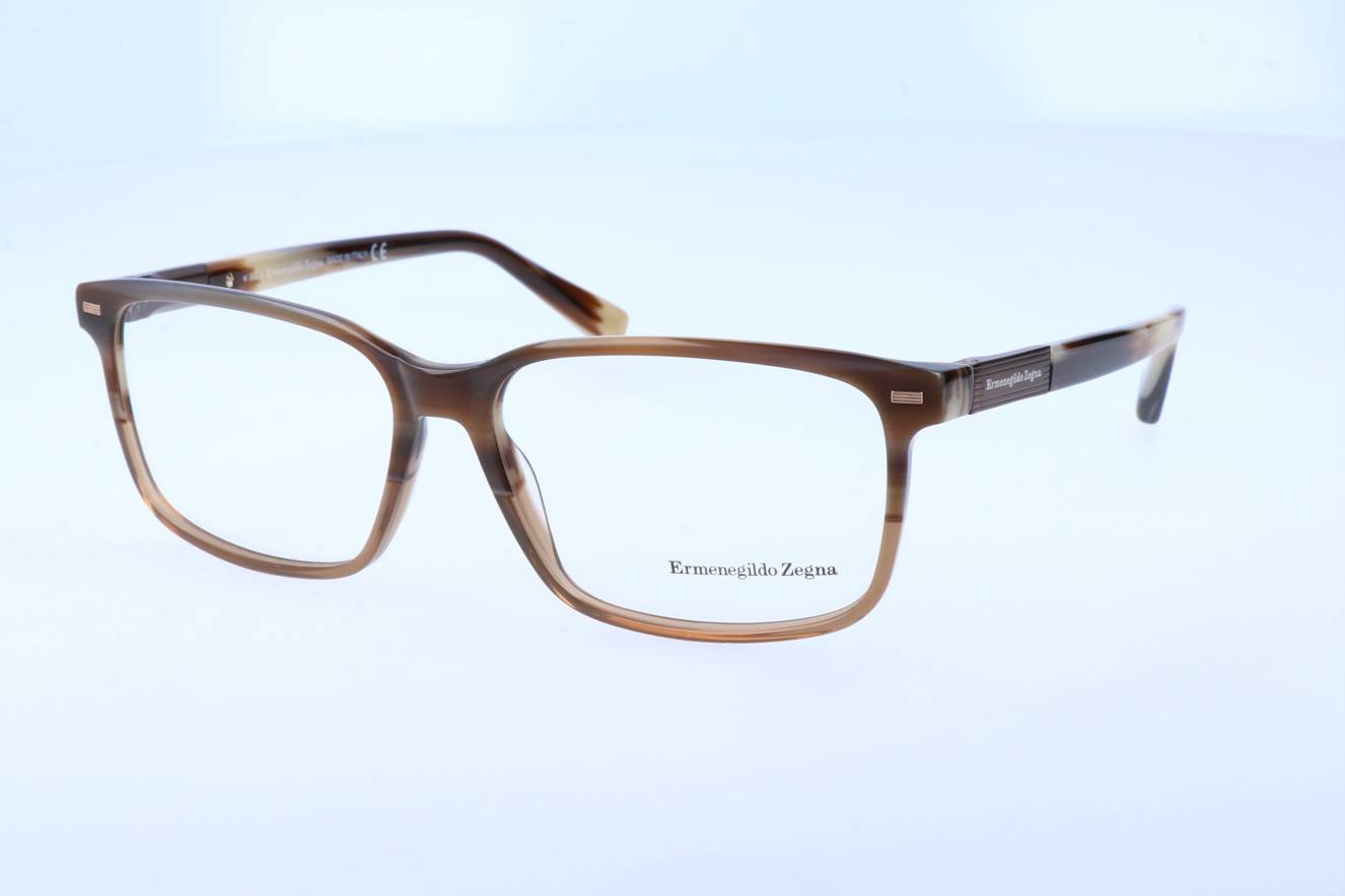 Ermenegildo Zegna Frame Brown Horn EZ5045