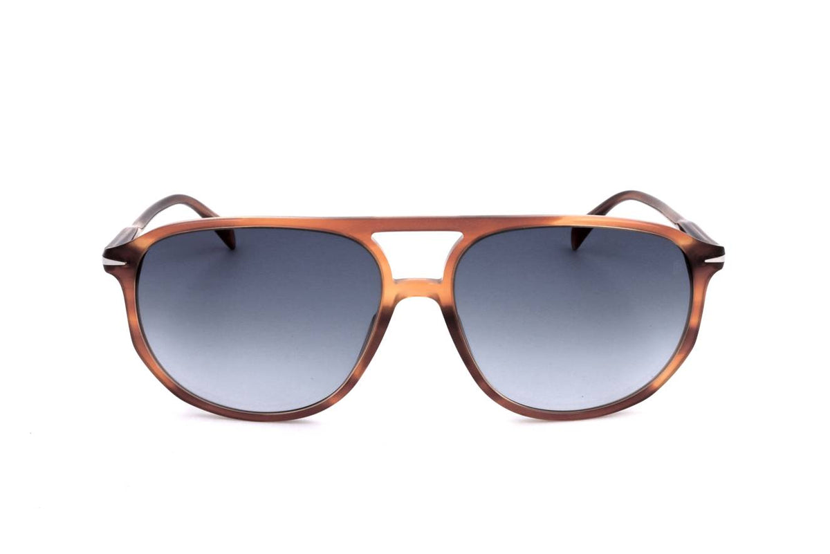 David Beckham Brown Horn Sunglasses Model DB 1159/S EX4