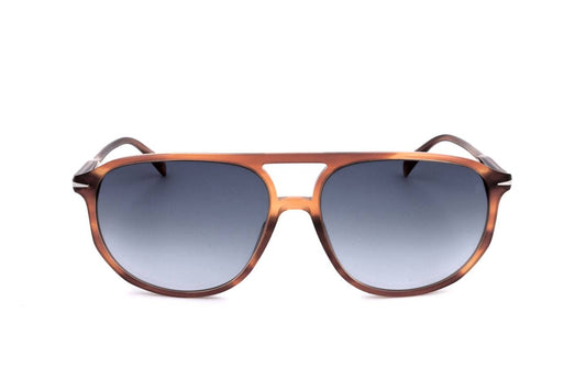 David Beckham Brown Horn Sunglasses Model DB 1159/S EX4