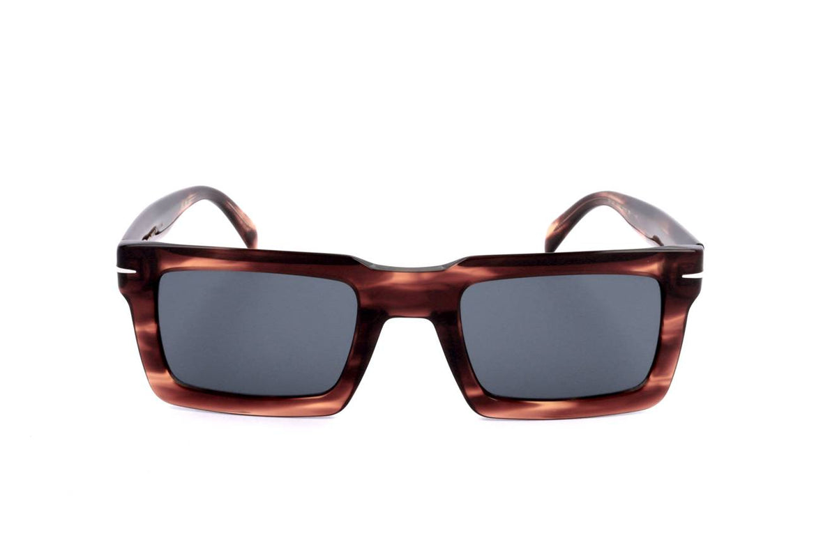 David Beckham Brown Horn Sunglasses Model DB 7126/S EX4