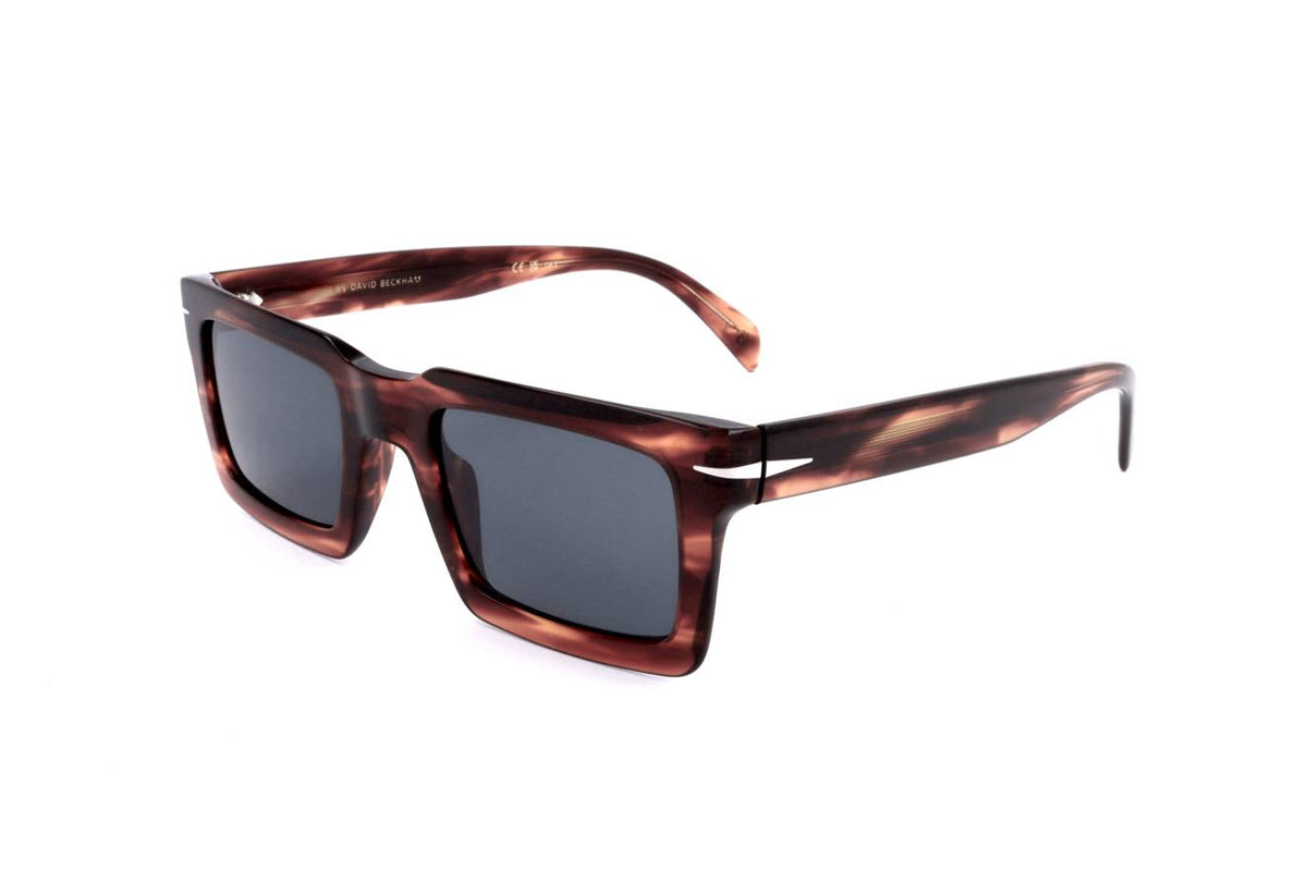 David Beckham Brown Horn Sunglasses Model DB 7126/S EX4