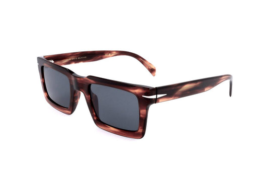 David Beckham Brown Horn Sunglasses Model DB 7126/S EX4