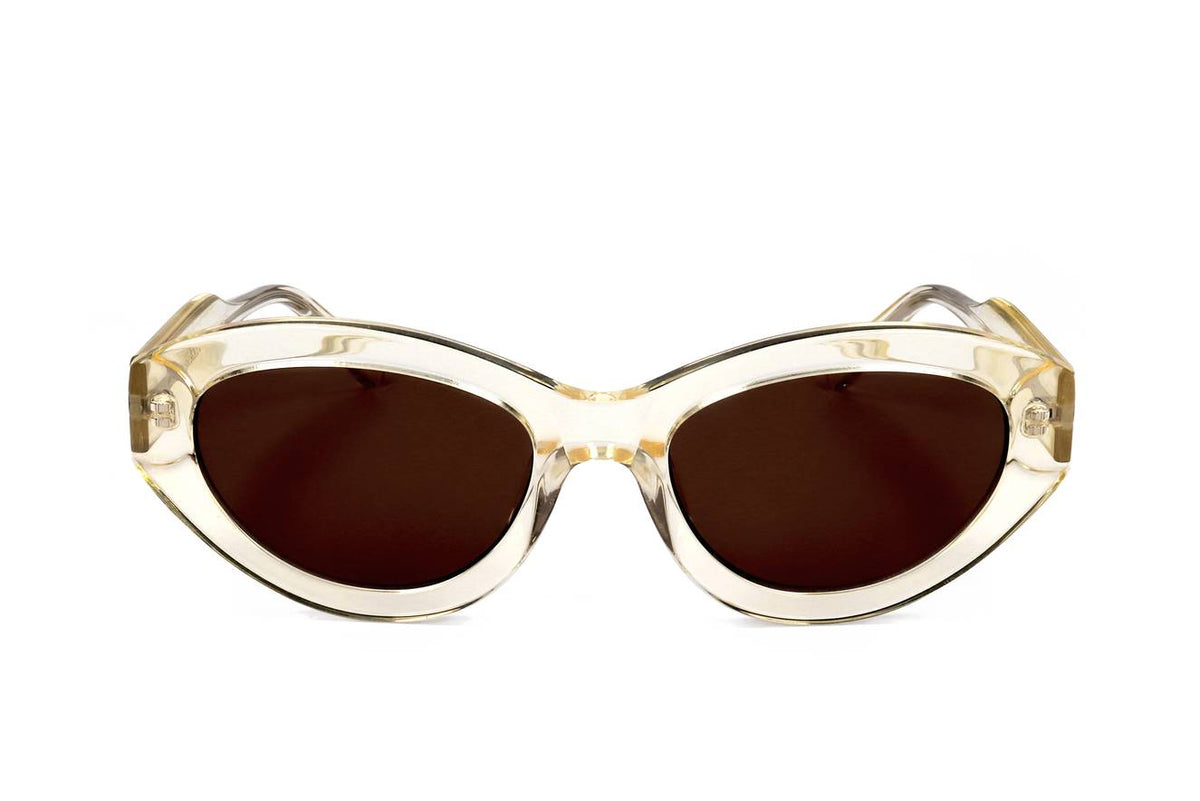 Benetton Gloss Crys Lt Yellow Sunglasses – Model BE5050 487