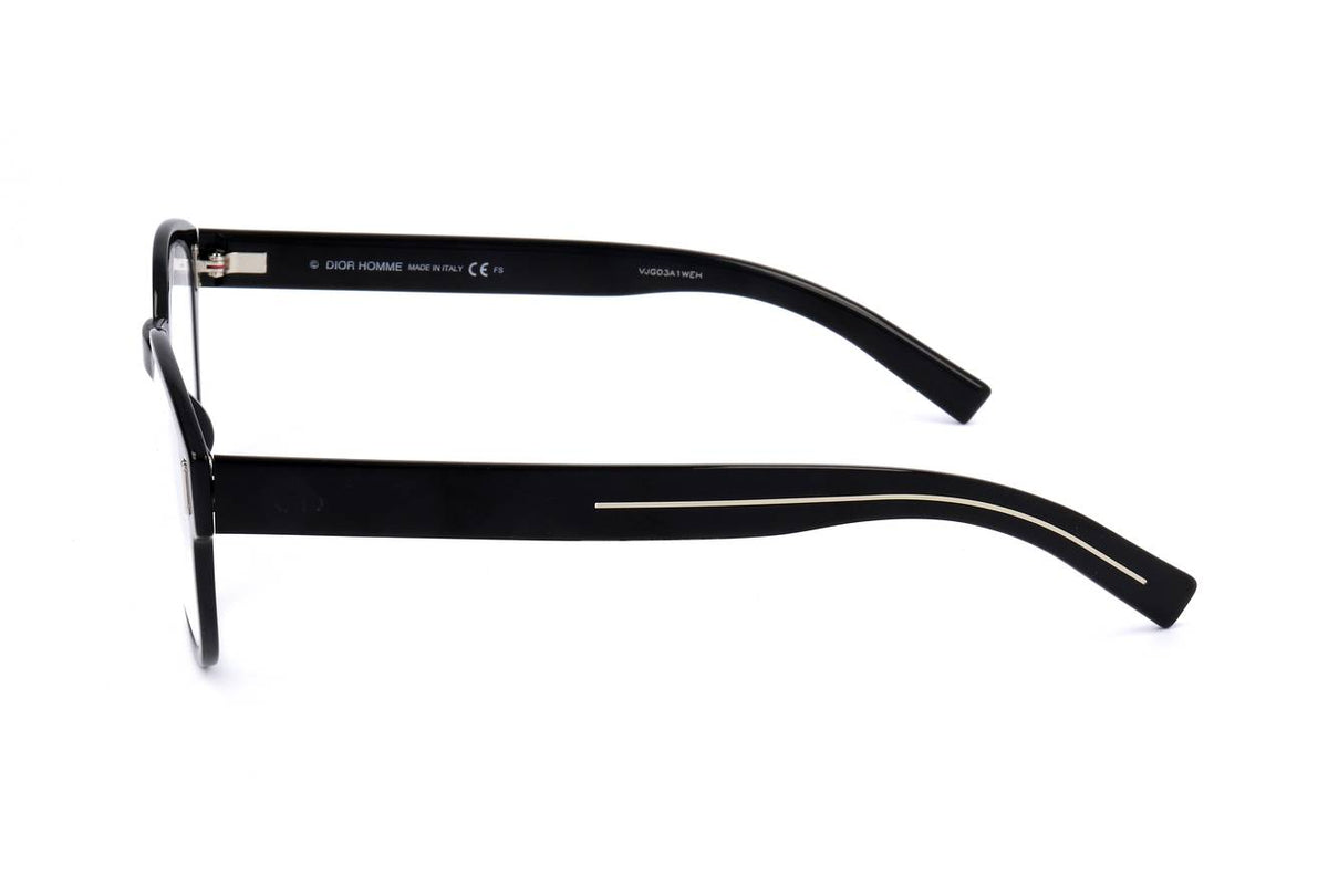 Dior Homme Black Eyeglasses Model DIORFRACTIONO3 807