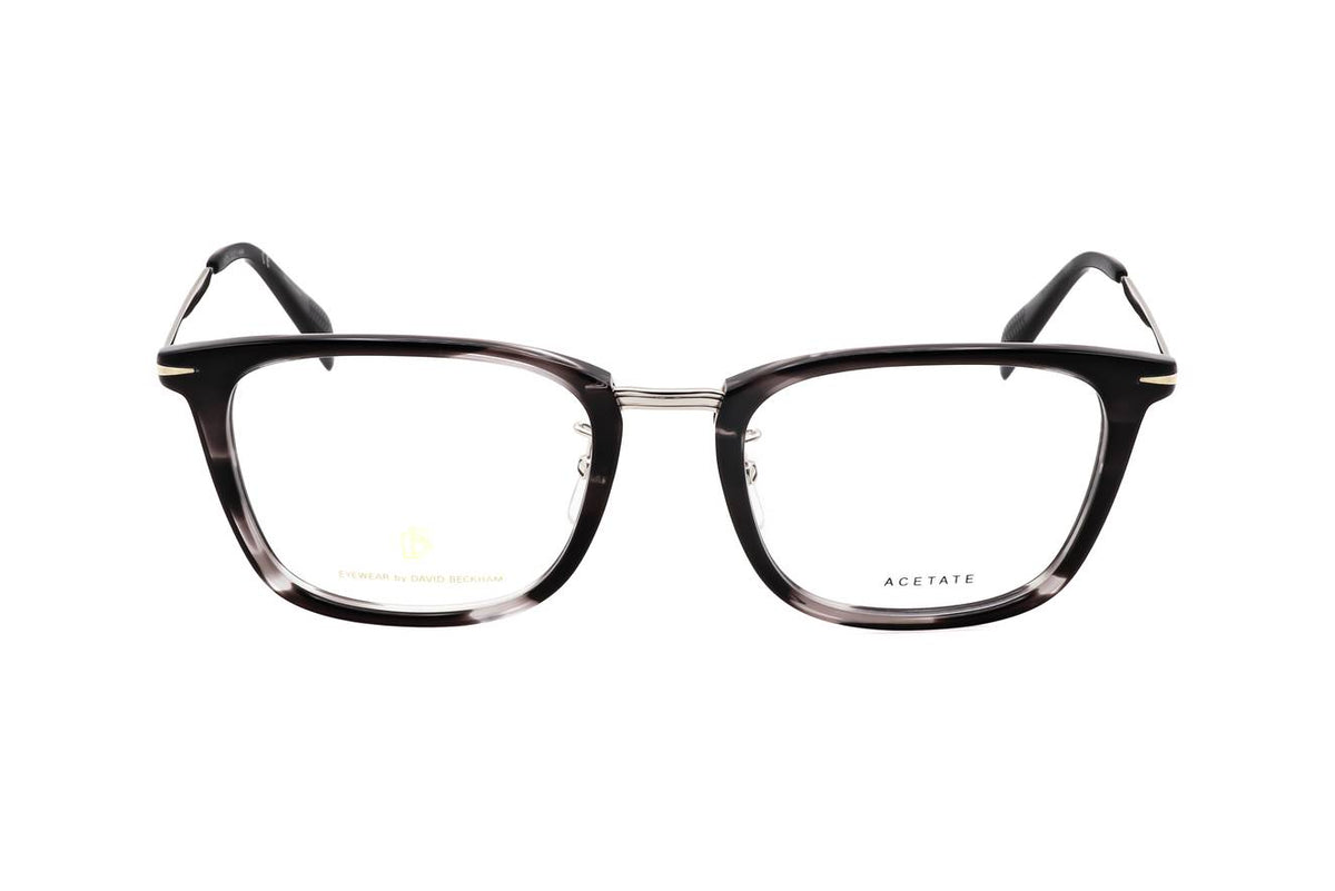 David Beckham Grey Horn Eyeglasses Model DB 7060/F 2W8