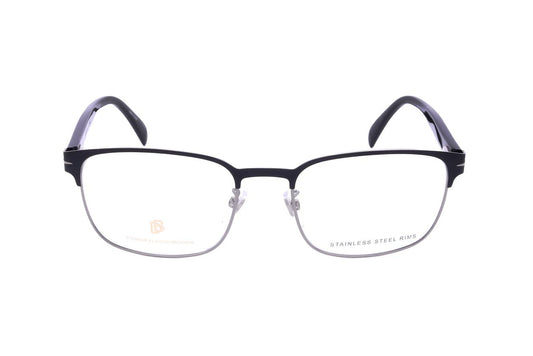 David Beckham Matte Black Ruthenium Eyeglasses Model DB 1066 TI7