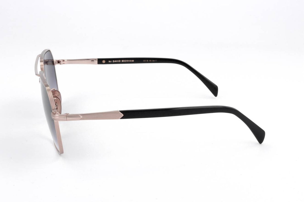 David Beckham Gold Black Sunglasses – Model DB 1128/G/S RHL