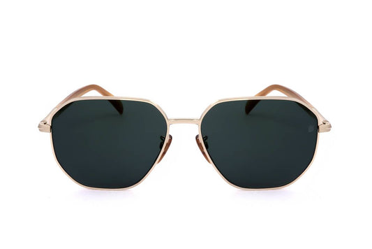 David Beckham Gold Horn Sunglasses – Model DB 1132/F/S F6W