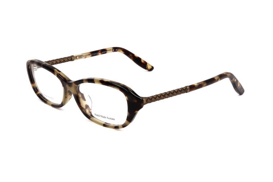 Bottega Veneta Khaki Matt Brass Eyeglasses – Model B.V. 6034/F 9VW