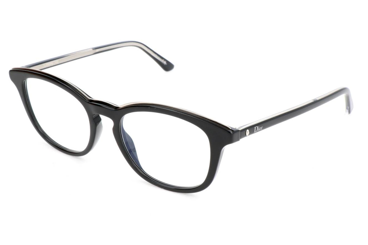 Dior Black Crystal Eyeglasses Model MONTAIGNE40 VSW