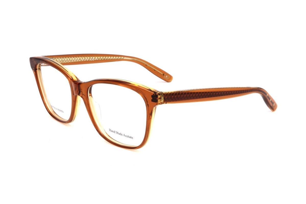 Bottega Veneta Brown Yellow Eyeglasses Model B.V. 244 F2I
