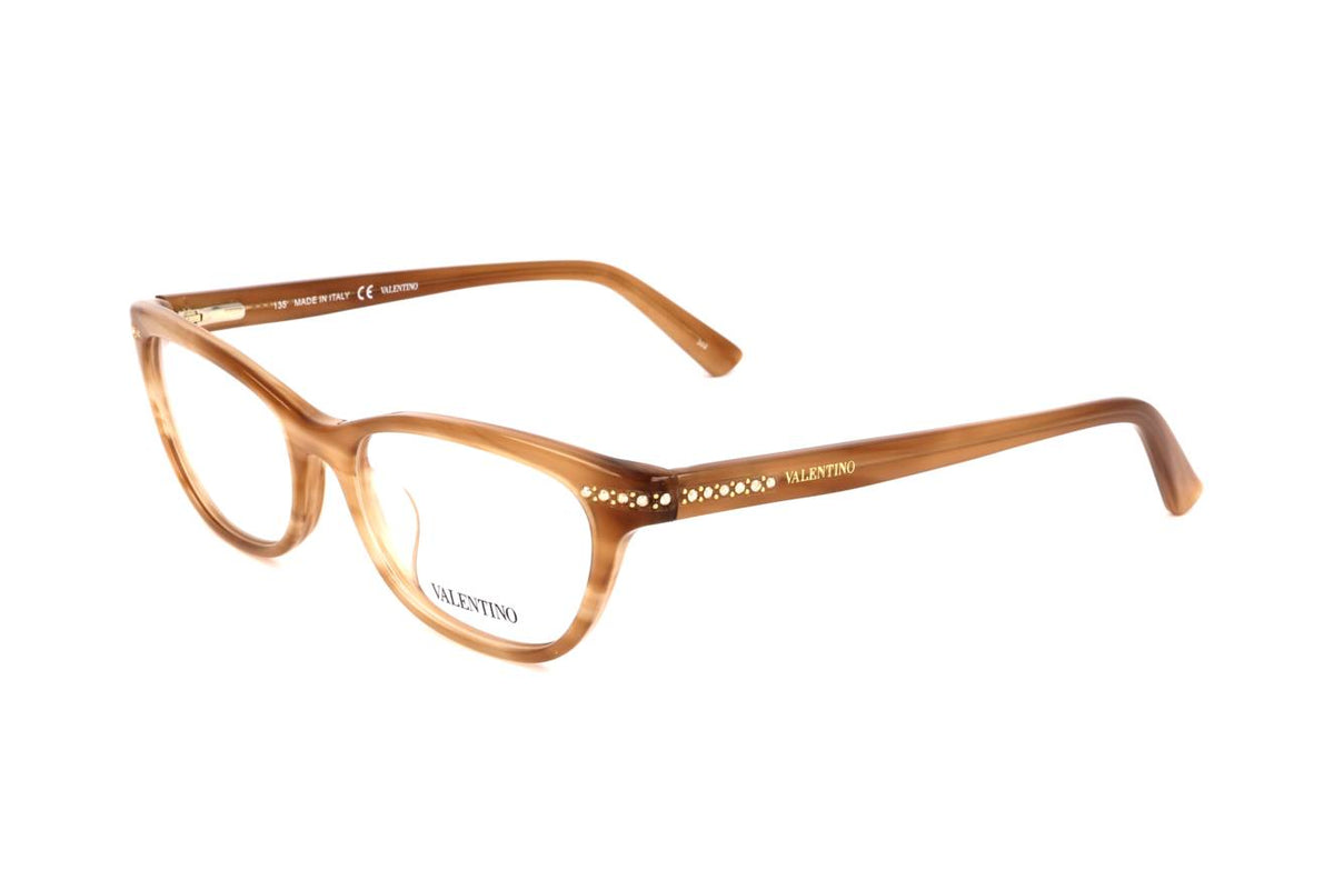Valentino Striped Honey Eyeglasses Model V2646R 772