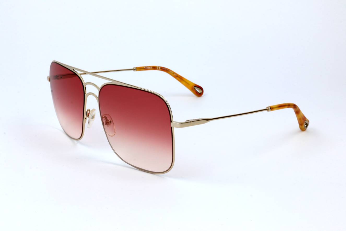 Chloè Sun Gold/Light Wine Lens CE140S