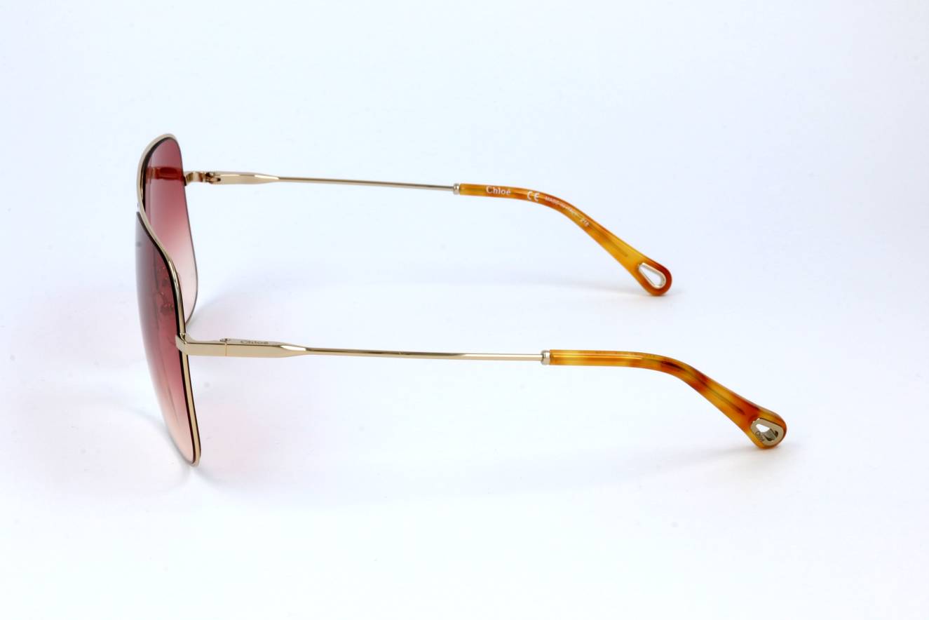 Chloè Sun Gold/Light Wine Lens CE140S