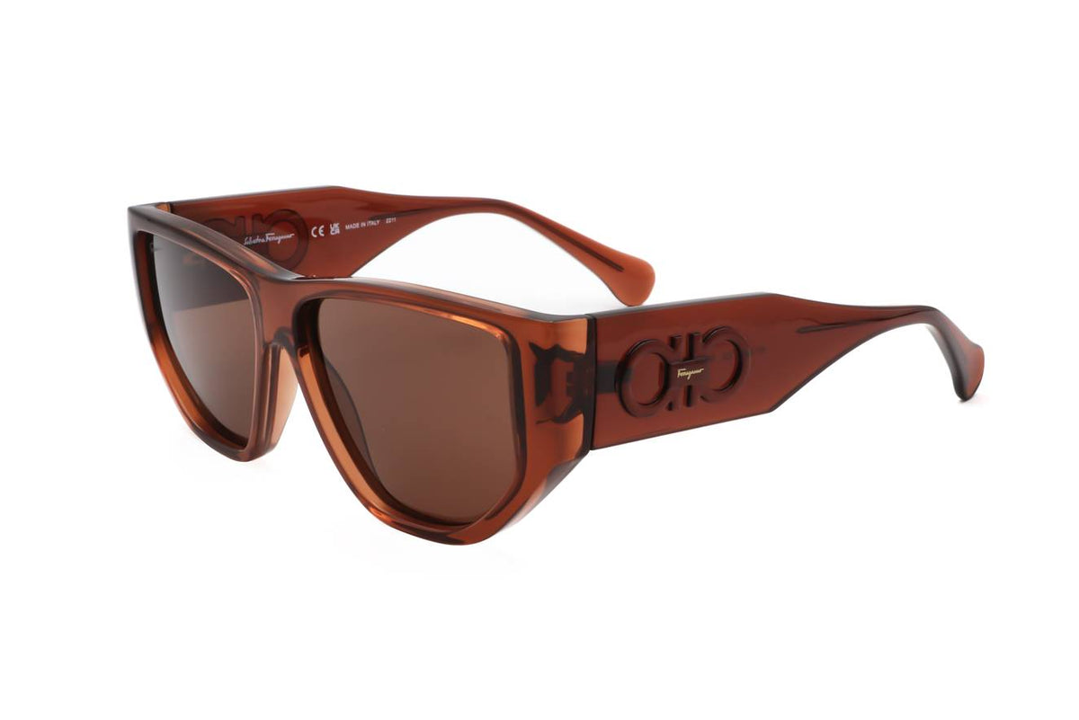 Ferragamo Transparent Brown Sunglasses Model SF1077S 232