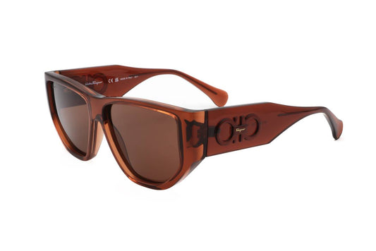 Ferragamo Transparent Brown Sunglasses Model SF1077S 232