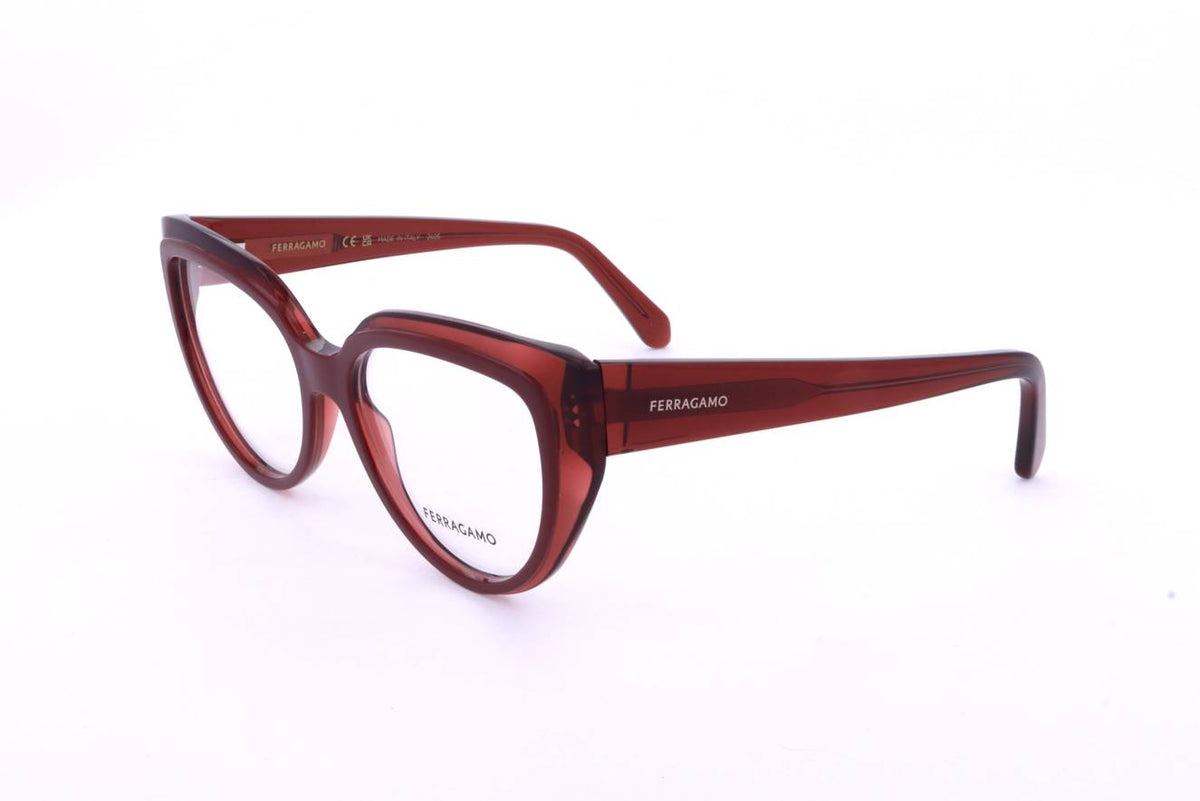 Ferragamo Transparent Red/red Eyeglasses Model SF2984 613