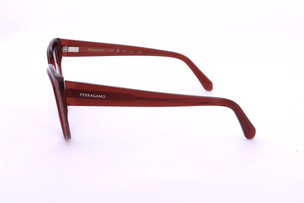 Ferragamo Transparent Red/red Eyeglasses Model SF2984 613