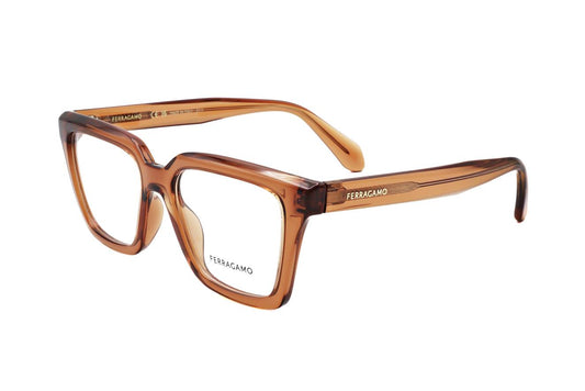 Ferragamo Transparent Caramel Eyeglasses – Model SF2985 261