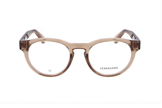 Ferragamo Transparent Sand Eyeglasses Model SF2987E 278
