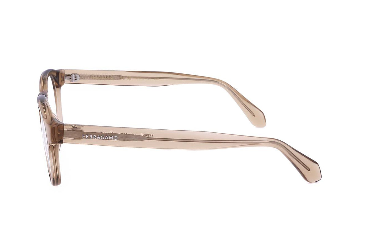 Ferragamo Transparent Sand Eyeglasses Model SF2987E 278