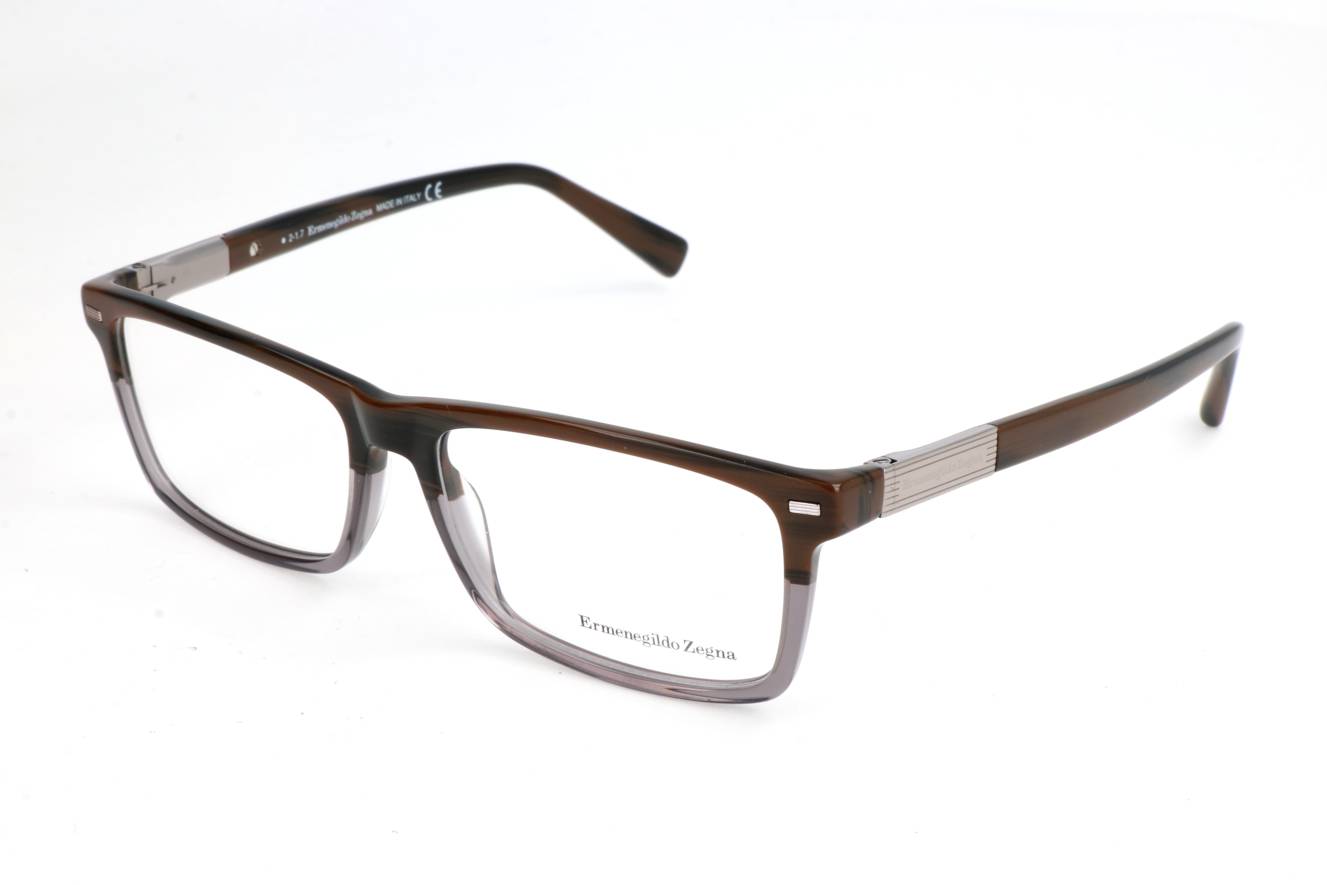 Ermenegildo Zegna Frame Brown Horn EZ5046